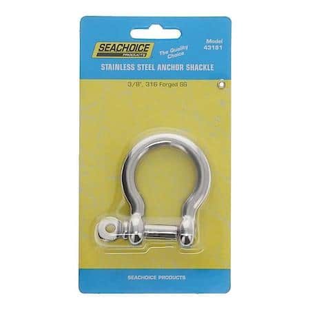 43181 Stainless Steel Anchor Shackle 3/8 inch