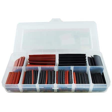 Heat Shrink Tubing Assortment - 216 Pieces