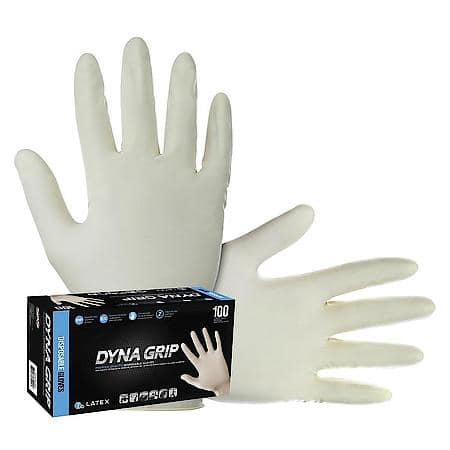 Dyna Grip Exam Grade Gloves, X-Large, Box of 100