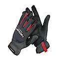 Gloves: Fuel Gloves, Medium, With Fuel Glove Logo, Black, For Men, Set Of 2
