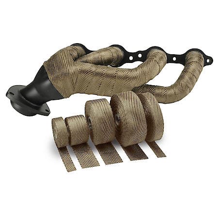 Exhaust Wrap - 2in x 50ft - Titanium - For most 4 cylinder headers and more