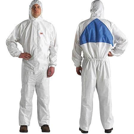 Disposable Protective Coverall Safety Work Wear 4540+BLK-M (sold by each)