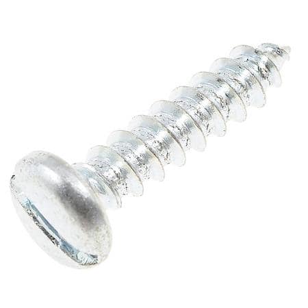 Sheet Metal Screw-Slotted Pan Head-No. 12 x 1 In.