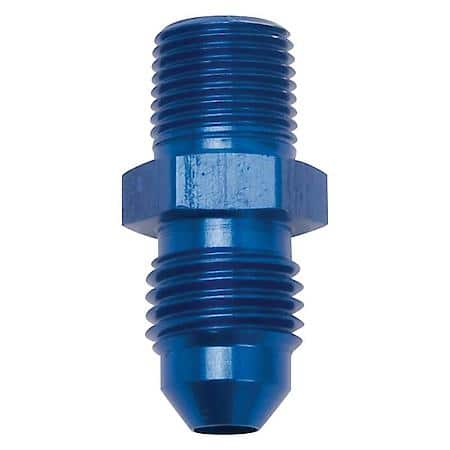 Adapter Fitting - 4 AN - 1/8" NPT (Blue)