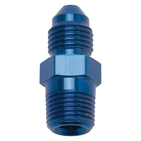 Adapter Fitting - 3 AN - 1/8" NPT (Blue)