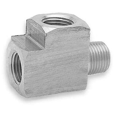 Brass Pipe Thread Street Tee - (2) 3/8" Female NPT x (1) 3/8" Male NPT - Weatherhead No. 3750X6