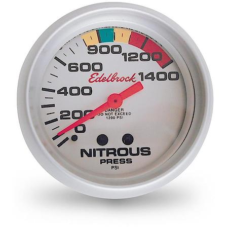 Nitrous Pressure Gauge - 2-5/8" Standard Gauge (0-1400 psi)