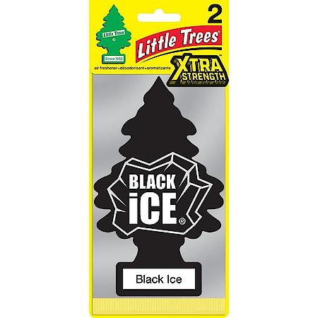 Automotive Air Freshener, X-tra Strength Black Ice, 2-Pack