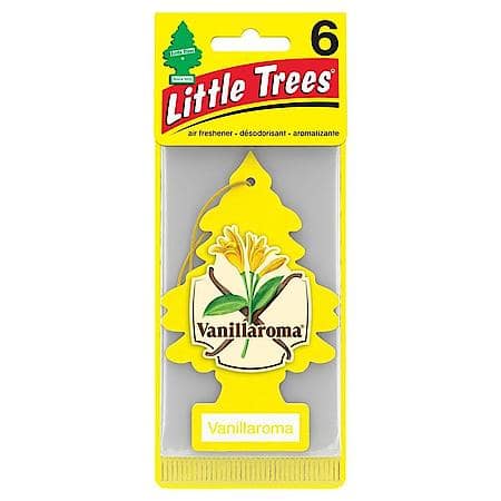 Hanging Air Freshener: Vanillaroma Scent, 6 Pack