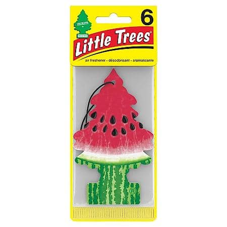 Hanging Air Freshener: Watermelon Scent, 6 Pack