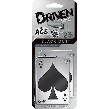 Ace Of Spades Hanging Air Freshener: Black Out Scent, 2 Pack