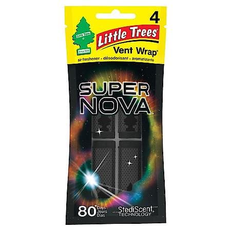 Vent Wrap Air Freshener: Supernova Scent, 4 Pack