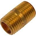 Brass Nipple-Short-1/4 In.