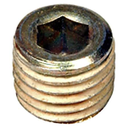 Pipe Plug C.S. Hex M12-1.5, Head Size 6mm (sold by each)