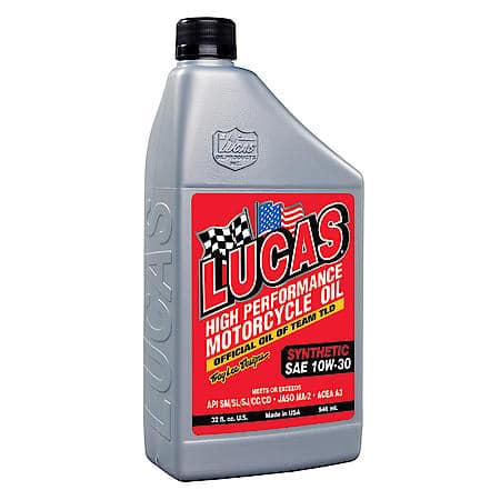 Synthetic 10W-30 High Performance Motorcycle Oil, 1 Quart