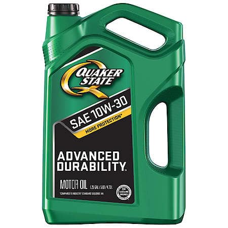 10W-30 Conventional Motor Oil, Reduces Engine Wear and Sludge, 5 Quart