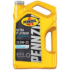 Pennzoil Ultra Platinum 5W-30 Full Synthetic Motor Oil, Extends Engine ...