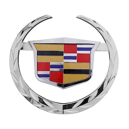 Oval Hitch Cover Featuring Cadillac Logo - Fits 2 Inch Hitch Receivers