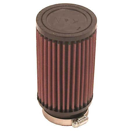 Universal Clamp On Reusable Air Filter: Flange Diameter 2.4", Filter Height 6", Flange Length 1.1"