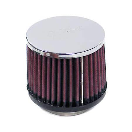 Universal Clamp On Reusable Air Filter: Flange Diameter 2.1", Filter Height 3", Flange Length 0.6"