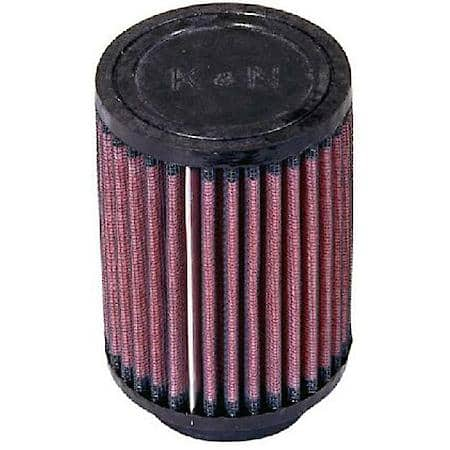 Universal Clamp On Reusable Air Filter: Flange Diameter 2.1", Filter Height 5", Flange Length 1"