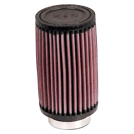 Universal Clamp On Reusable Air Filter: Flange Diameter 2.3", Filter Height 6", Flange Length 0.6"