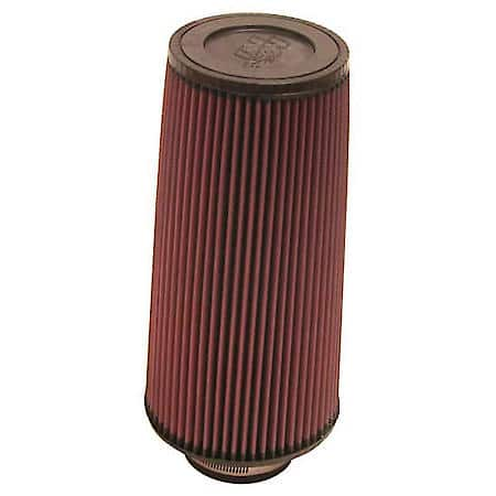 Universal Clamp On Reusable Air Filter: Flange Diameter 3", Filter Height 12", Flange Length 1.8"