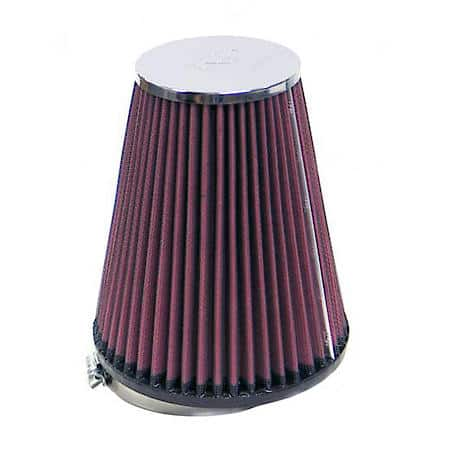 Universal Clamp On Reusable Air Filter: Flange Diameter 3.8", Filter Height 6.8", Flange Length 0.8"