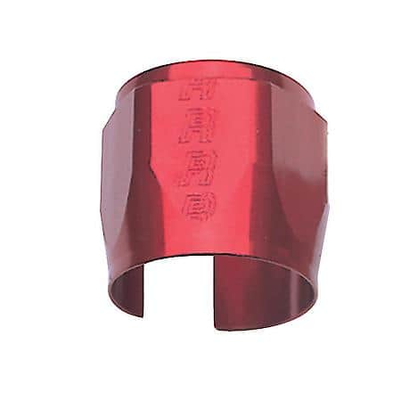 Tube Seal Hose End for Vacuum Hose, 1/4", Anodized Red