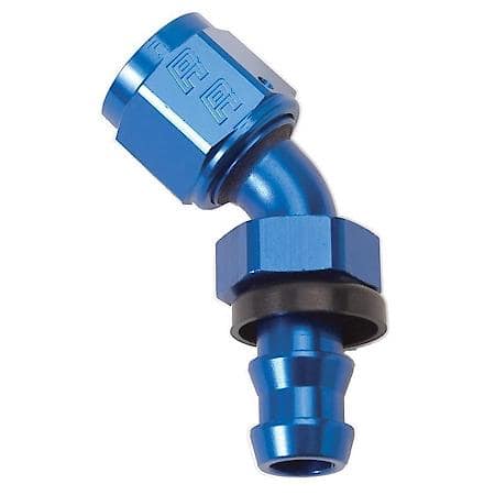 Twist Lok Hose End - 4 AN, 45°