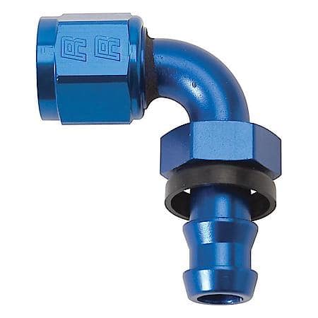 Twist Lok Hose End - 4 AN, 90°