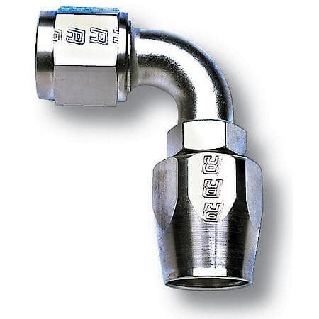 Endura Full Flow Hose End - 6 AN, 90°