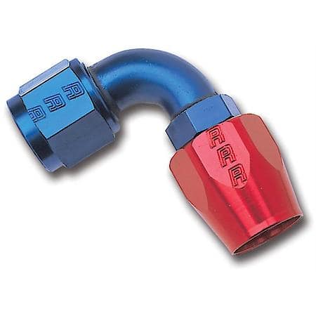 Hose End, Red/Blue, 90°