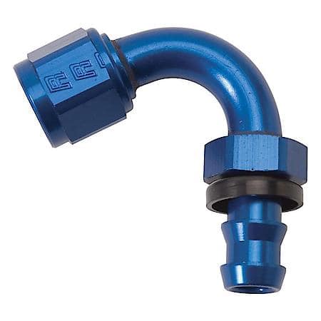 Twist Lok Hose End, (Radius - 15/16"), 150° - 10 AN