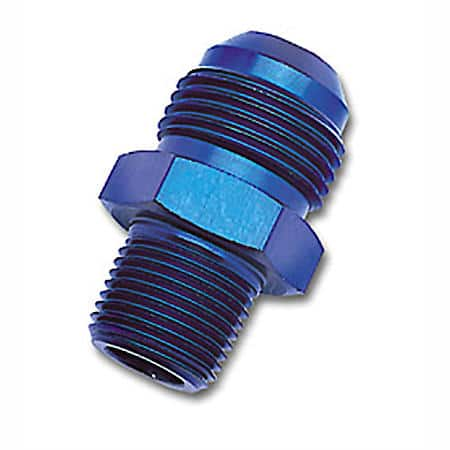 AN to NPT Adapter Fittings, Adapter - 6" NPT Male, Blue