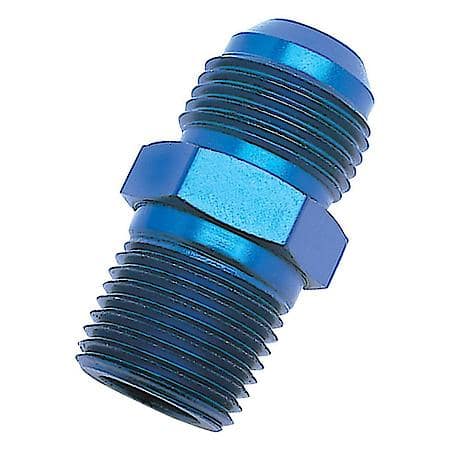 AN to NPT Adapter Fittings, Adapter - 8" NPT Male, Blue