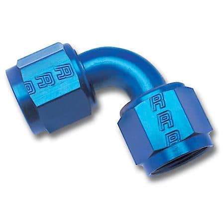 AN Swivel Coupler Adapter Fittings - 4 AN, 90°