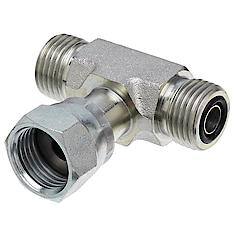 RT-101674 Gates Male Flat-Face O-Ring on Run to Female Flat-Face