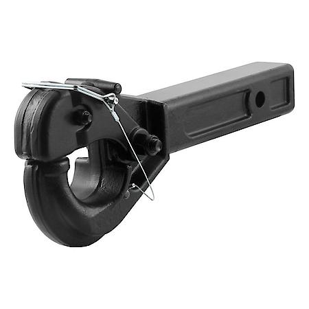 Receiver-Mount Pintle Hook (2" Shank, 20,000 lbs., 2-1/2" Lunette Rings)