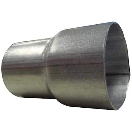 Exhaust Adapter: 2 1/4" Inside Diameter, 2 1/2" Outside Diameter, 4" Long