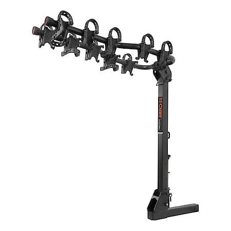 Premium Hitch-Mounted Bike Rack (5 Bikes; 2in. Shank)