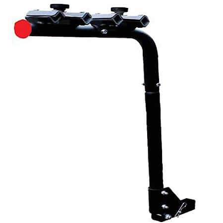 2" Receiver Hitch Mount, Holds 4 Bikes, 120 Lb Weight Capacity, Black, Steel