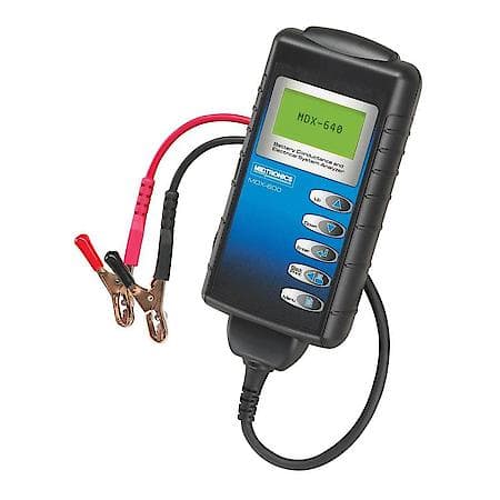 6/12V Digital Battery Analyzer, A207 4' Cables w/Standard Metal Clamps