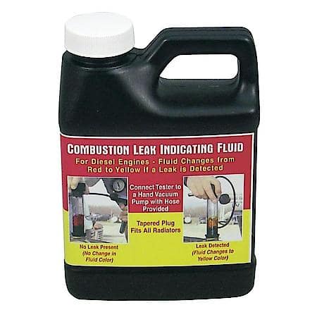 Combustion Leak Indicating Fluid for Diesel Engines