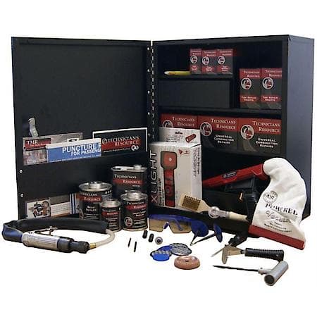 Professional Tire Repair Cabinet Assortment