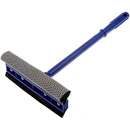 Squeegee/Scrubber, Deluxe Plastic 15-1/2 In. Long