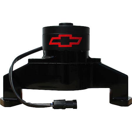 Electric Water Pump, Black Finish, Aluminum, fits Chevy Big Block 396 to 454 Engines 1965-1996