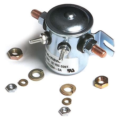 Solenoid, 85 Amp, 12V, Continuous Duty, 4 Terminal