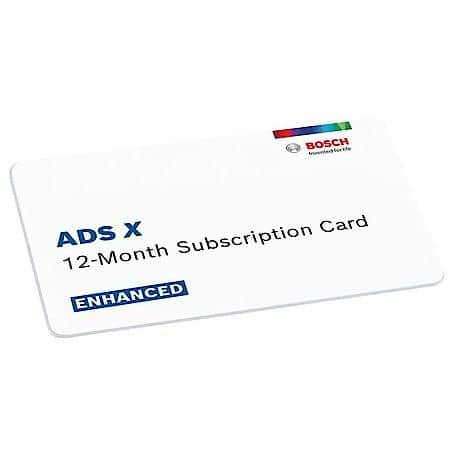 Bosch Enhanced Plan Software Subscription