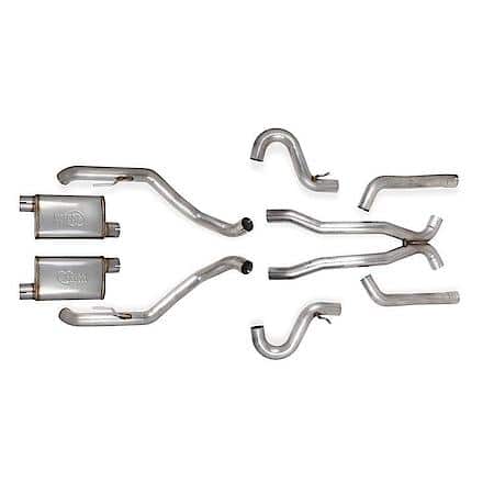 64-67 GM A-BODY EXHAUST SYSTEM; 3 IN; 304SS